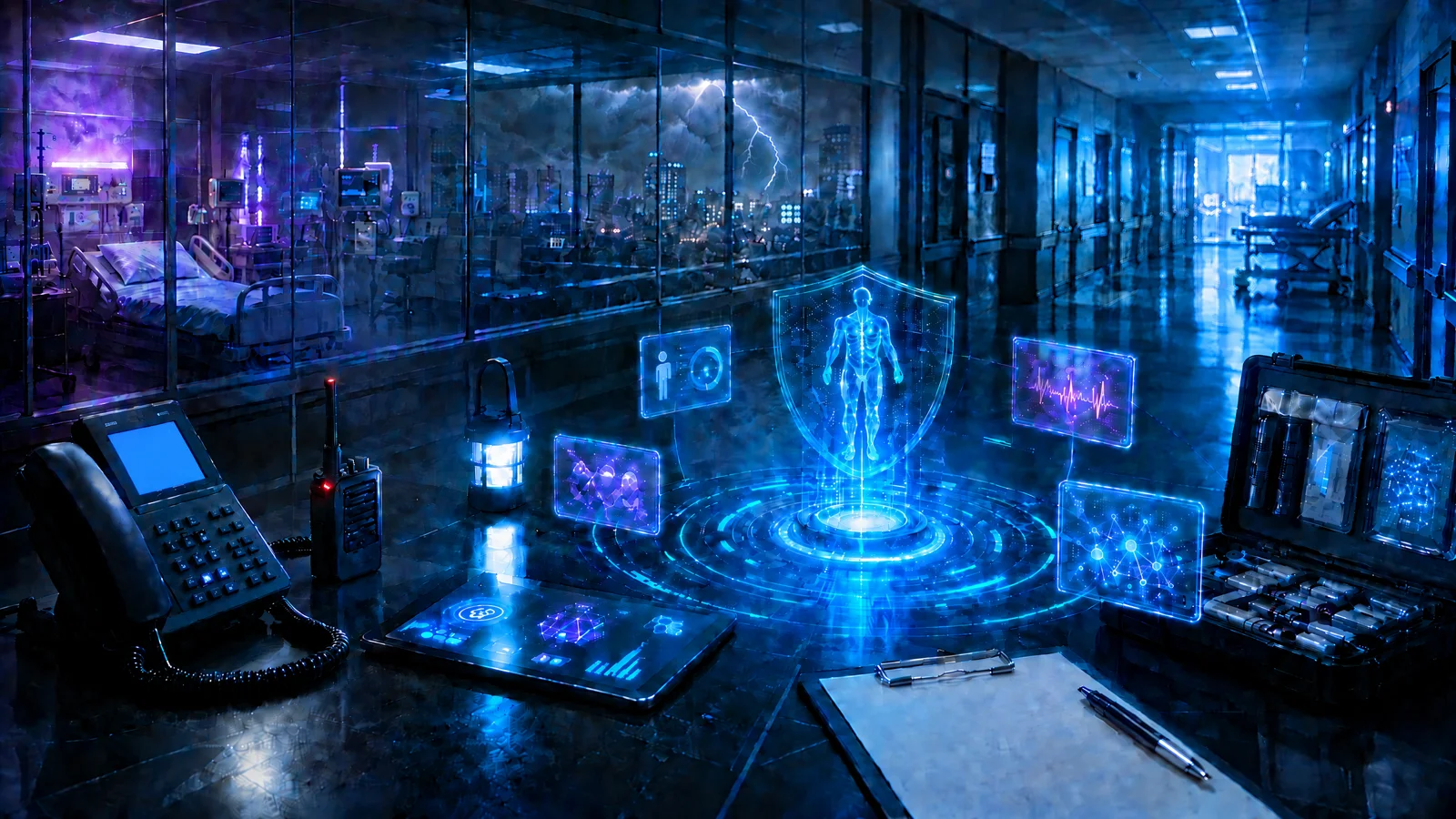 Three-dimensional cybersecurity analysis of healthcare cyber downtime: protecting patient safety when phones and portals fail