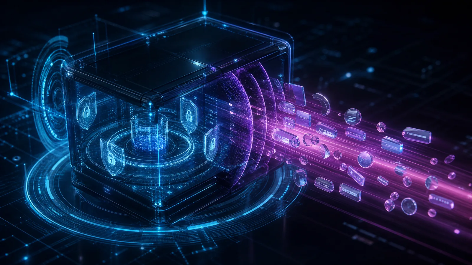 Credential fragments being extracted from a compromised endpoint
