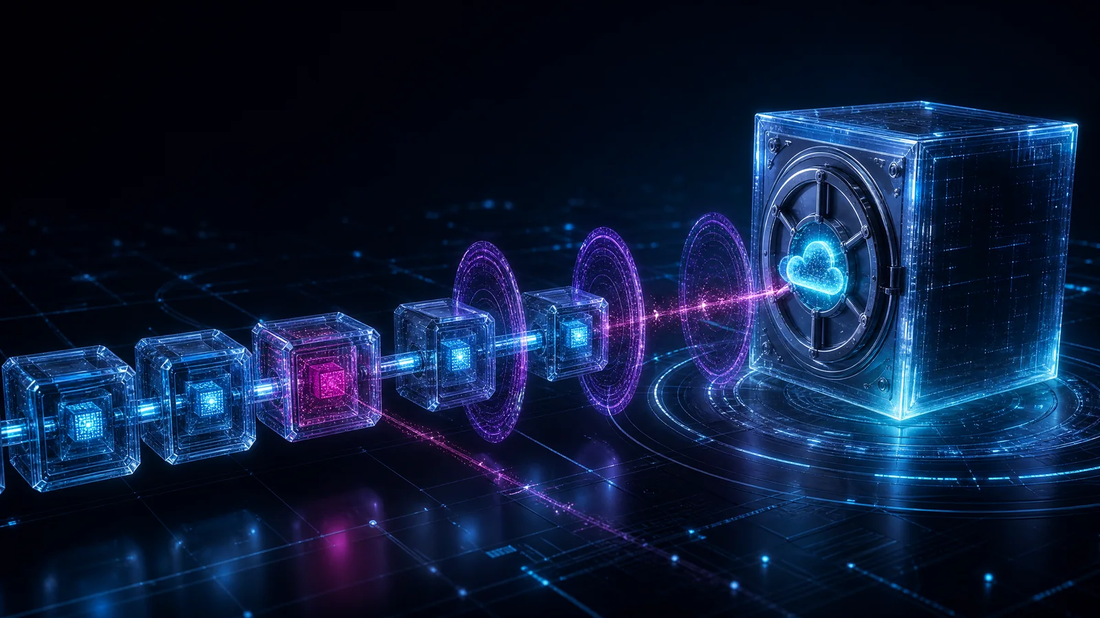 Compromised software dependency attempting to reach a protected credential vault