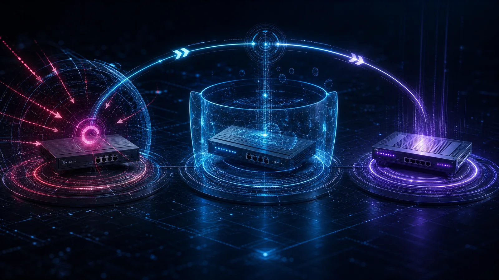 Network appliance progressing through exposure, patching, and replacement stages
