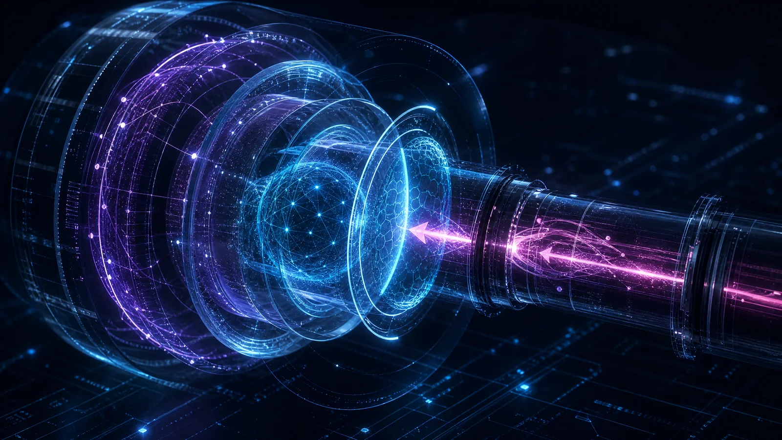 Malicious instruction intercepted before entering an AI reasoning chamber