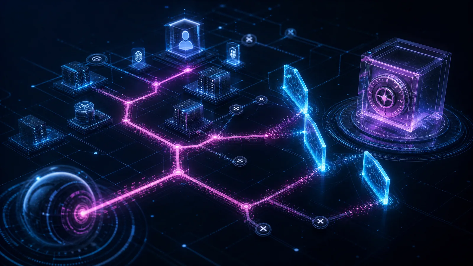 Branching ransomware intrusion paths stopped by segmentation and recovery controls