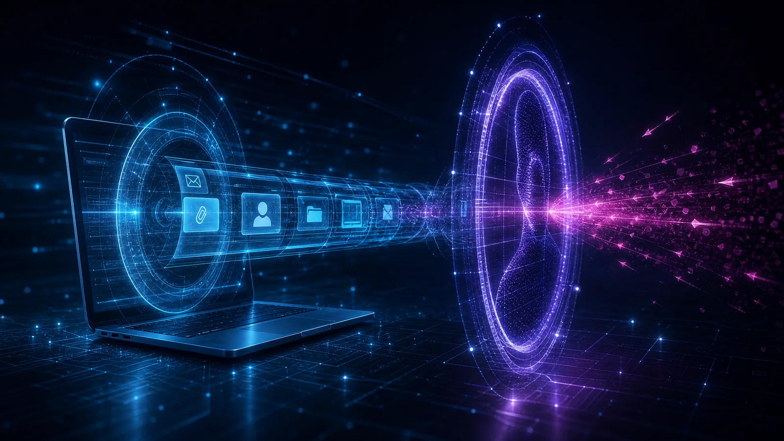 Remote-management access terminal targeted through a deceptive phishing tunnel